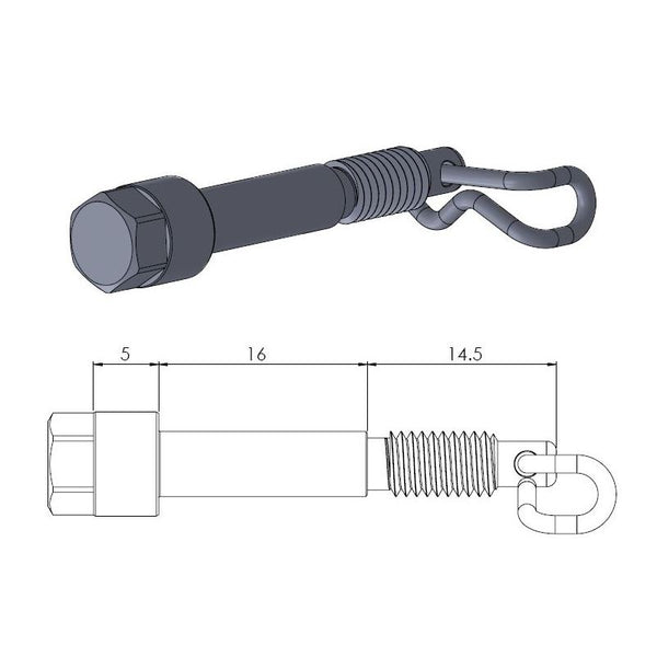 Moto-Master-Bremsbelag Pin 213041