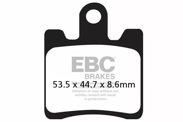 EBC BRAKE PAD CARBON SCOOTER SFAC283/4