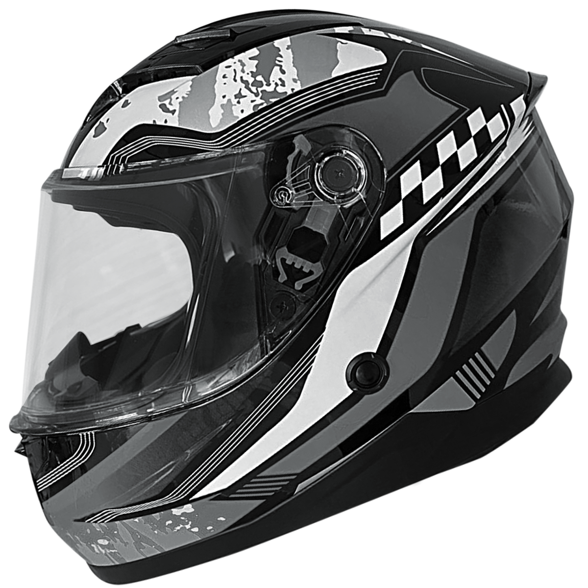 ROCC 42 Kinder Integral Motorradhelm grau