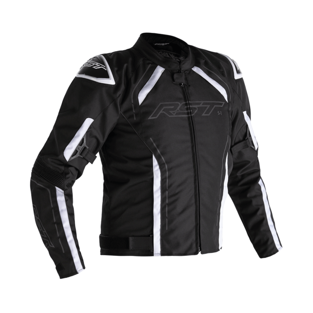 RST Textile MC Jacke S-1 Schwarz /Weiß