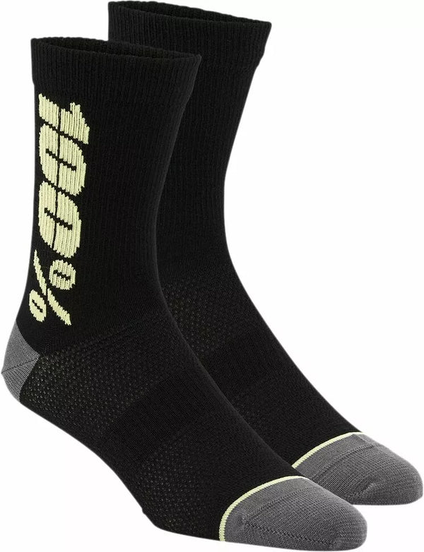 100% Socken Rythym Bk/Yl S/M 24006-014-17