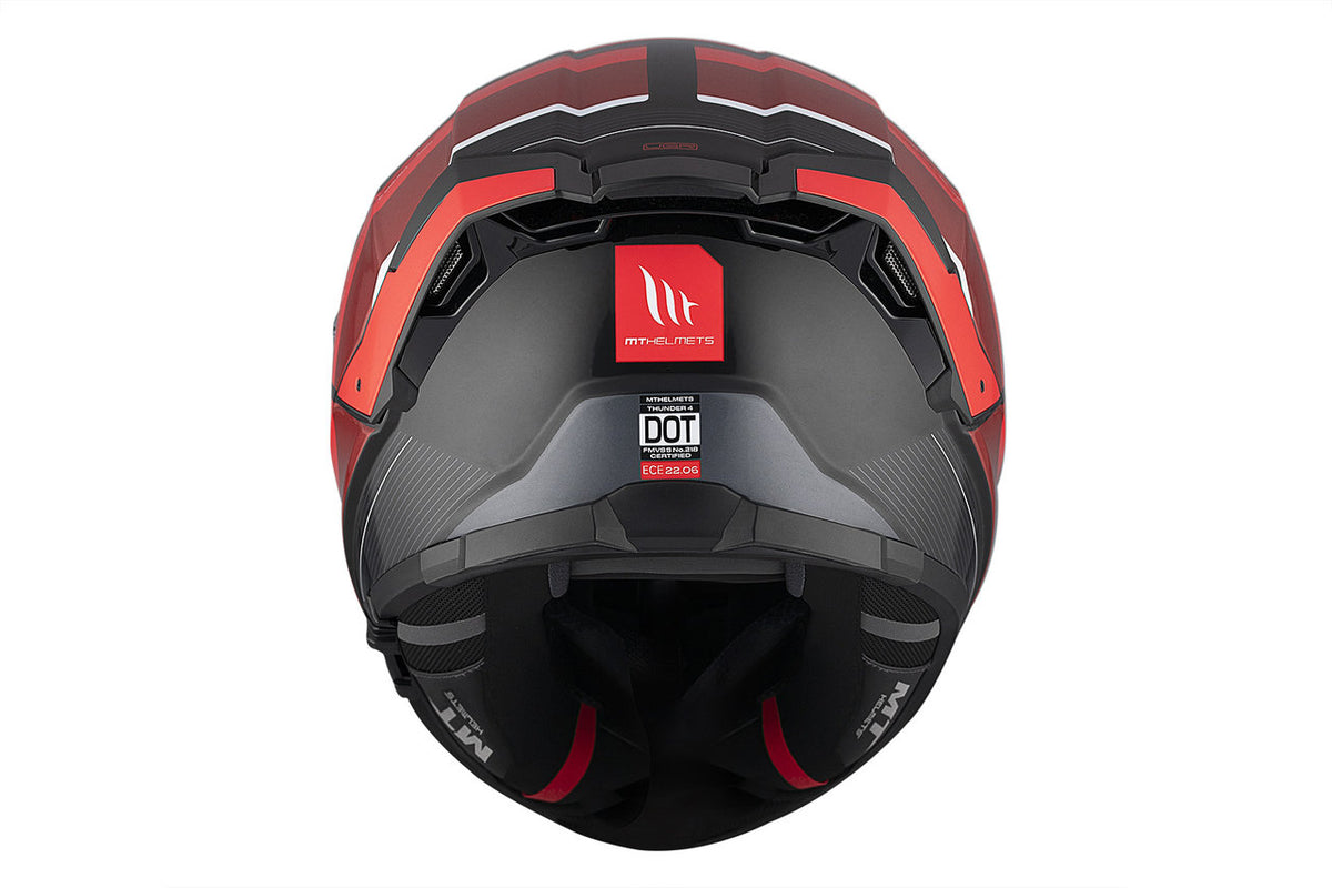 MT Helme Integral MC Helm Donner 4 SV R25 Rot