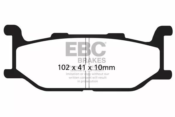 EBC BRAKE PAD CARBON SCOOTER SFAC179