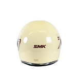 SMK Jet MC Helm Retro Seven White /Rot