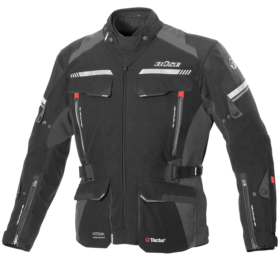 Büse Textile MC Jacke Highland II Schwarz