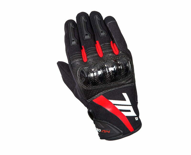 Siebzig MC-Handschuhe SD-N14 Schwarz /Rot