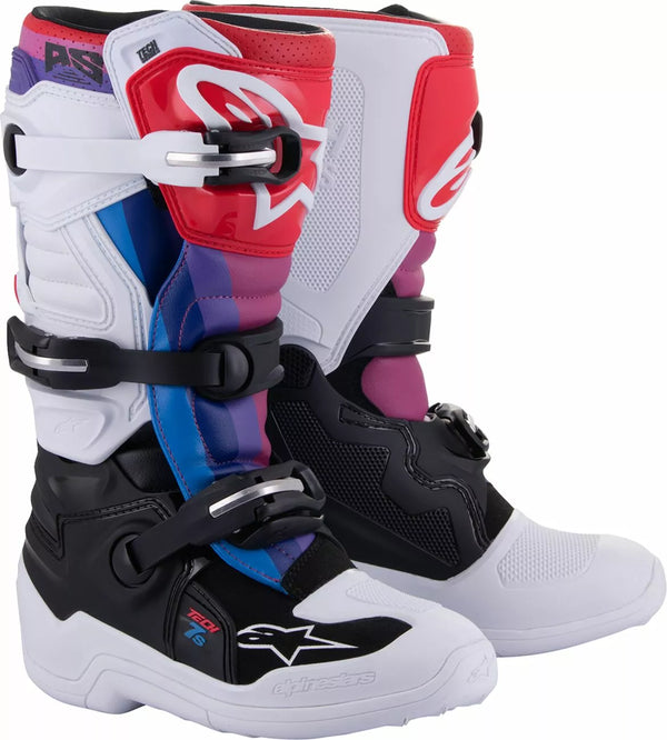 Alpinestars (MX) Boot Tech7s mit B/Rainbow 5 2015017-289-5