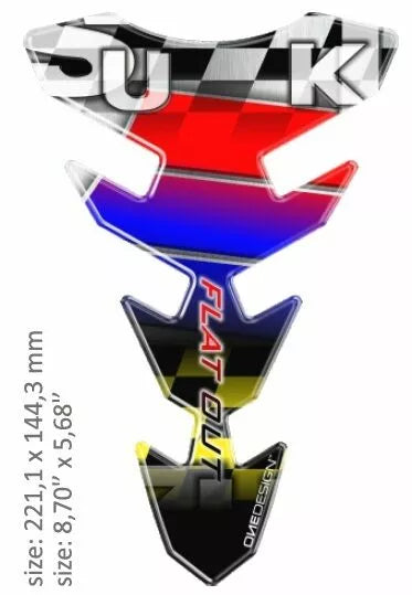 OneDesign Tank Pad Slim Suzuki Cgexs67p