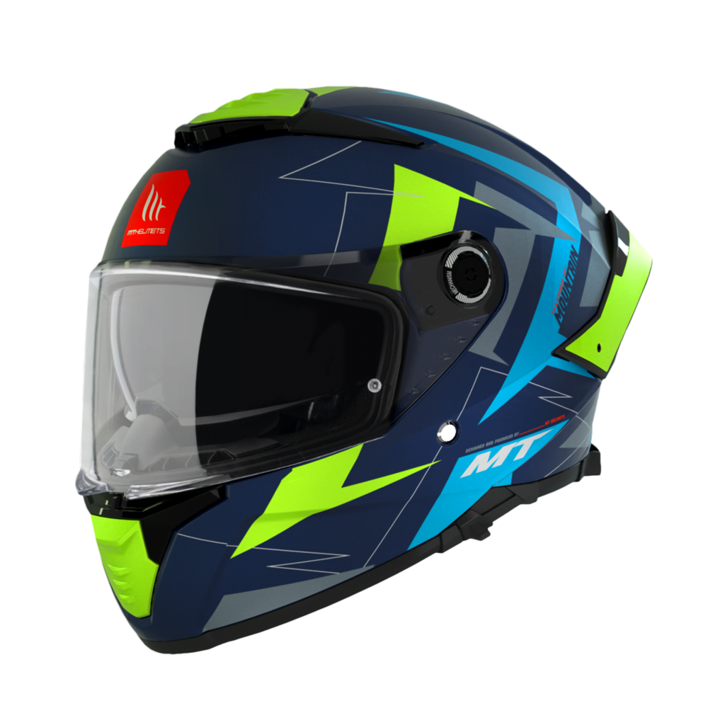 Mt Helmets Integral MC Helmet Thunder 4 Sv Mountain Matt Blue