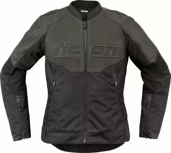 Icon Jacket WM Overlord3 Leather BK 28131085