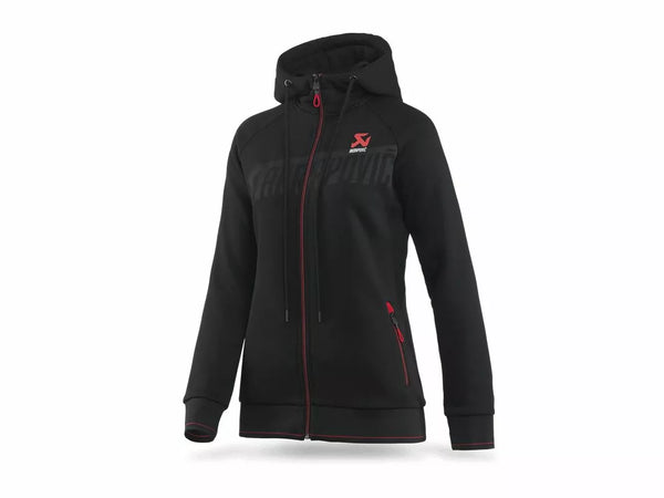 AKRAPOVIC ZIP Hoodie Black Wmn S 802062