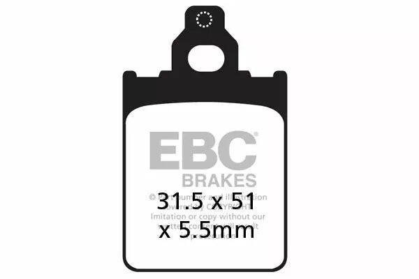 EBC BRAKE PAD CARBON SCOOTER SFAC186