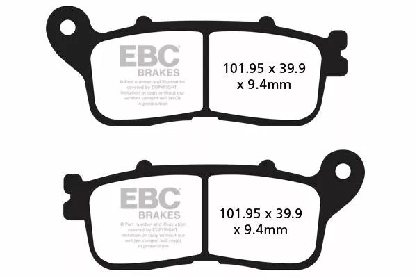 EBC BRAKE PAD SINTERED HH FA636HH