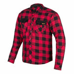 Broger Kevlar MC Shirt Alaska Rot /Schwarz