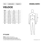 Rebelhorn MC-Lederjacke Veloce Schwarz /Grau