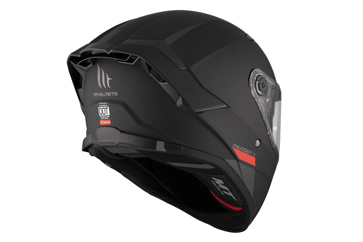 Mt Helmets Integral MC Helmet Thunder 4 Sv Matt Black