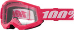 100% Goggles Strata 2 Pink - Clear