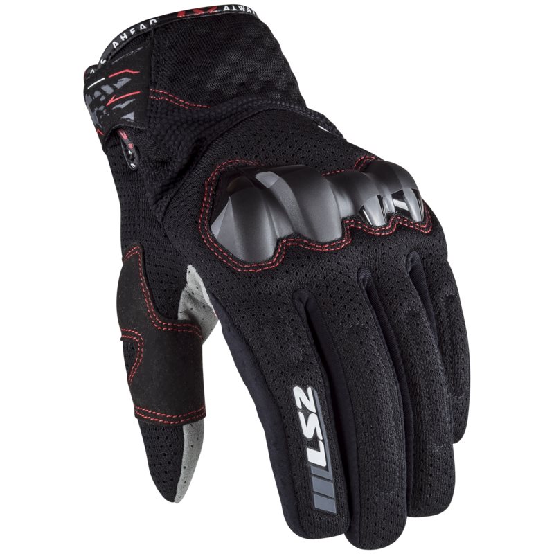 LS2 MC Handschuhe Chaki Schwarz