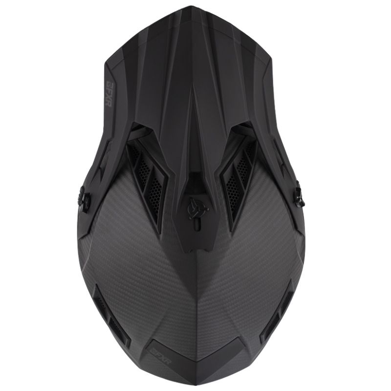 FXR Cross MC Helm Helium Carbon Schwarz