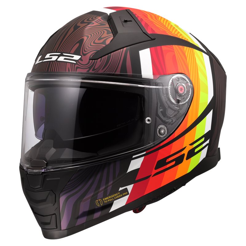 Helm LS2 FF811 Vektor II Freiheit schwarz/rot/gelb