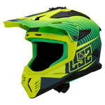 Helm LS2 MX708 FAST II Duck Matt Green/Gelb