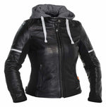 Richa Lady Mc-Leather Jacke Toulon II Schwarz