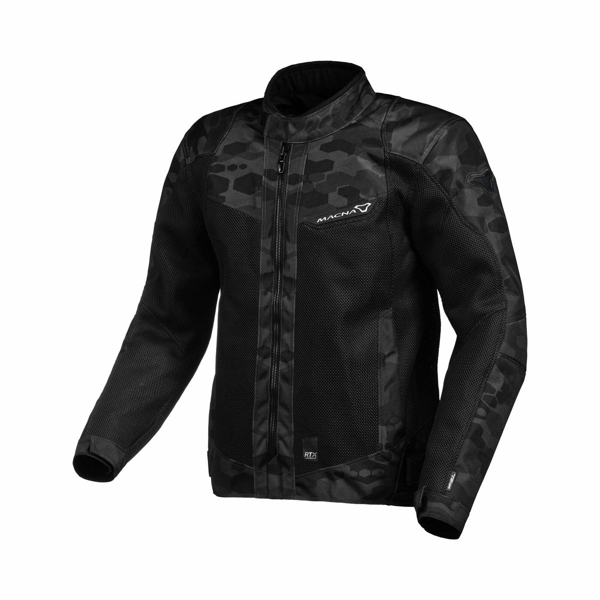 Macna Textile MC Jacke Empire Schwarz /Camo