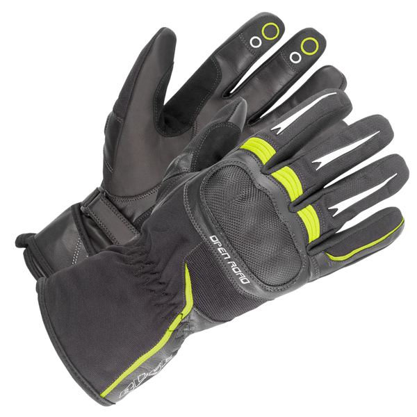 BÜSE Mc-Gloves Open Road Touring Black /Flu 