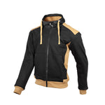 Gms Kevlar Mc-Hoodie Grizzly Schwarz /Beige 