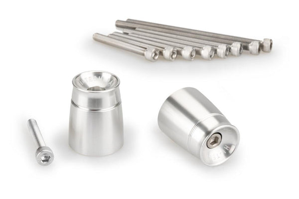 Bar End Aluminum Mod.sport Suzuki C/Silver