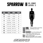 Ozone MC-Lederjacke Sparrow II Schwarz