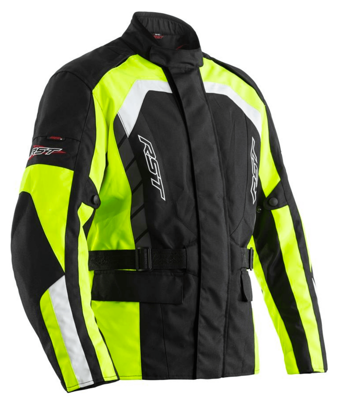 RST Textil Mc-Jacke Alpha 4 Schwarz /Flu 