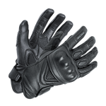 BÜSE Mc-Handschuhe Cafe Racer Schwarz 