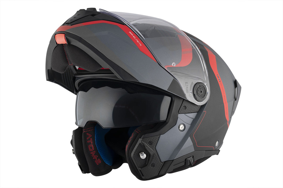 MT Helme Öffnen MC Helm Atom 2 SV Emalla B15