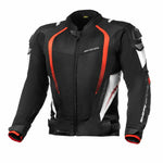 Shima textile mc jacket mesh pro black /red