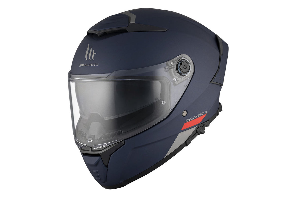 MT Helme Integral MC Helm Thunder 4 SV Matt Blue