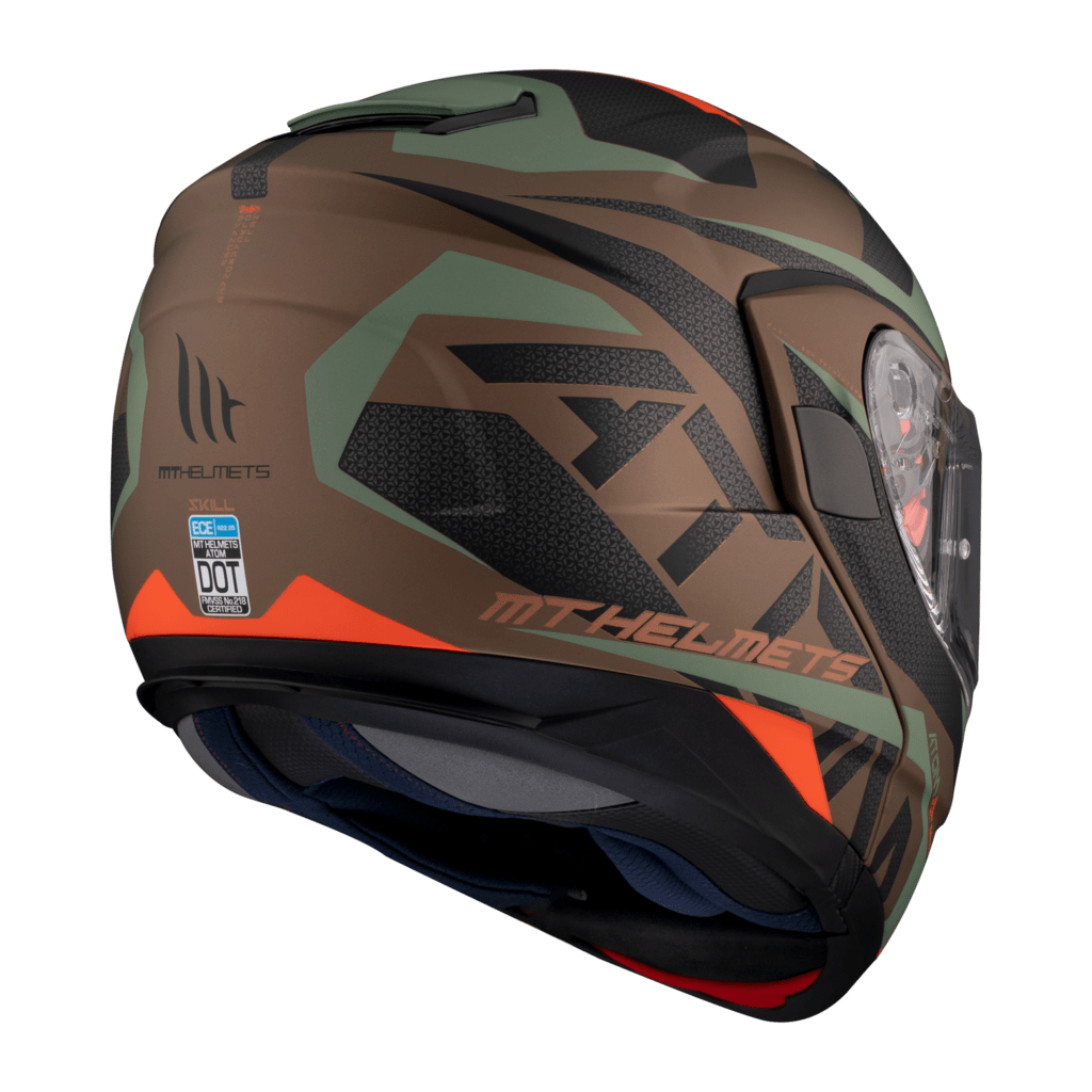 MT Helms Öffner MC Helm Atom Camo Gold