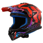 LS2 Cross MC Helm Fast II Wash rot