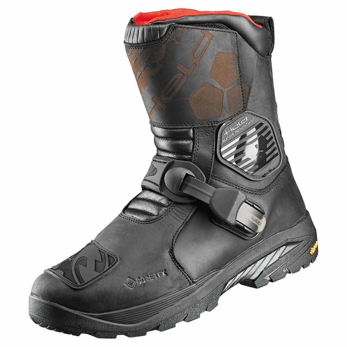 Held Unisex Gore-Tex® Kurze Motorradstiefel Brickland Schwarz 