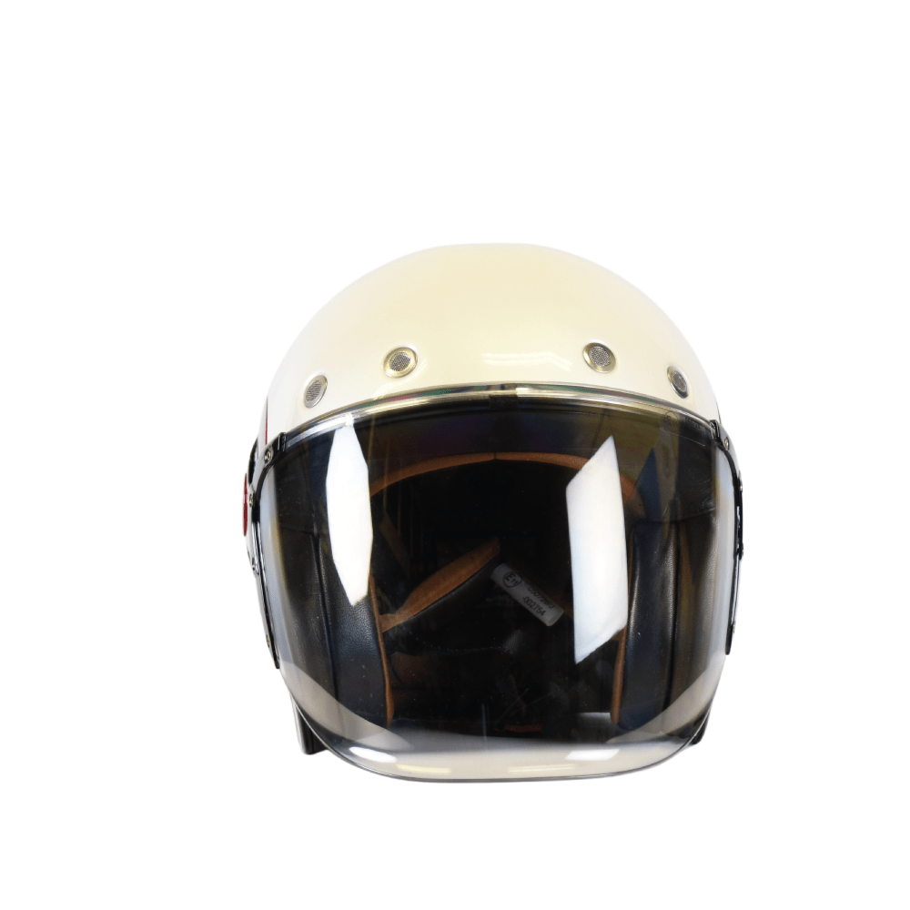 SMK Jet MC Helm Retro White