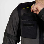 Rebelhorn Textile Motorcycle Jacket Brutale Black /Flu 