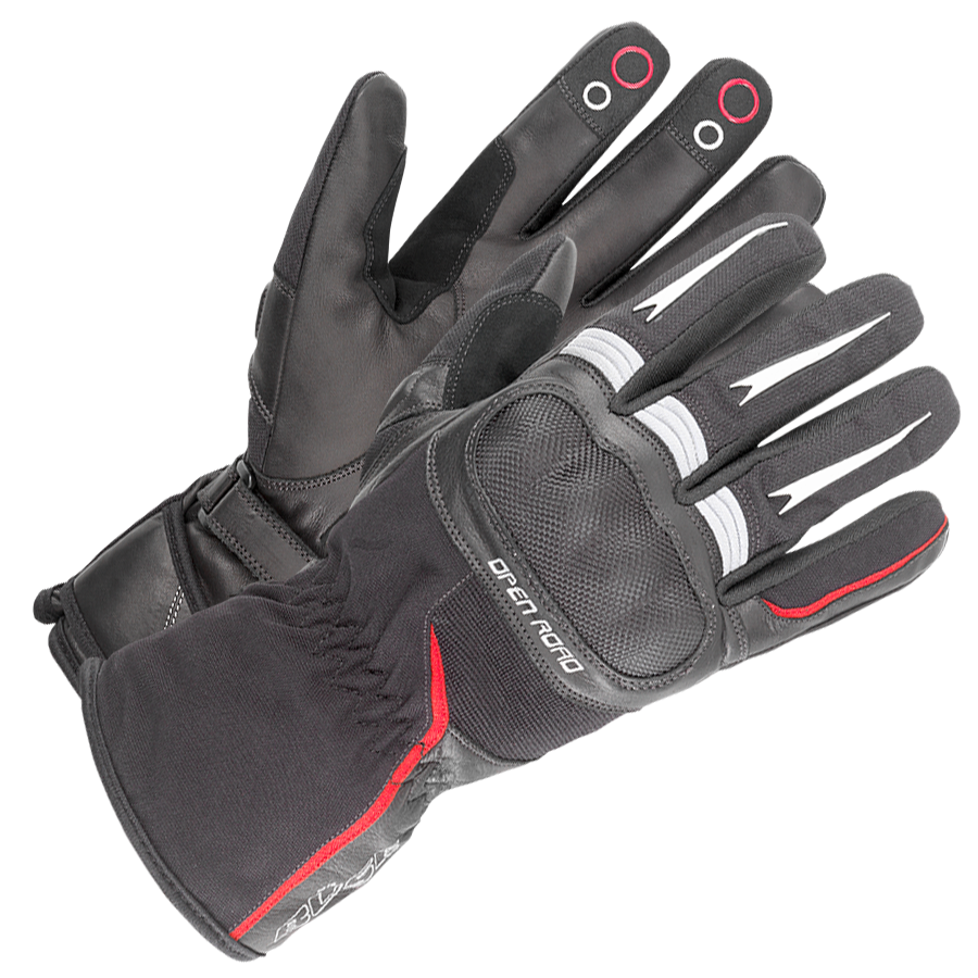 Büse MC Handschuhe Open Road Touring Black /Rot