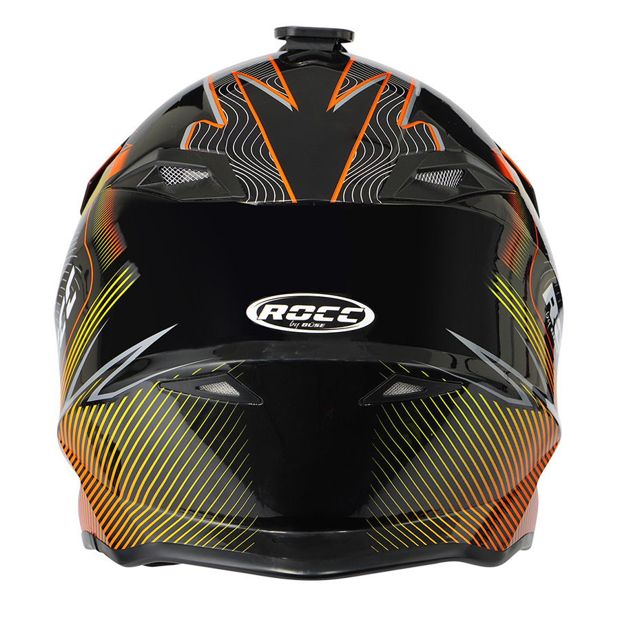 ROCC Cross MC Helm 713 Schwarz /Orange