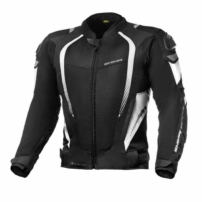 Shima Textile MC-Jacket Mesh Pro Schwarz /Weiß