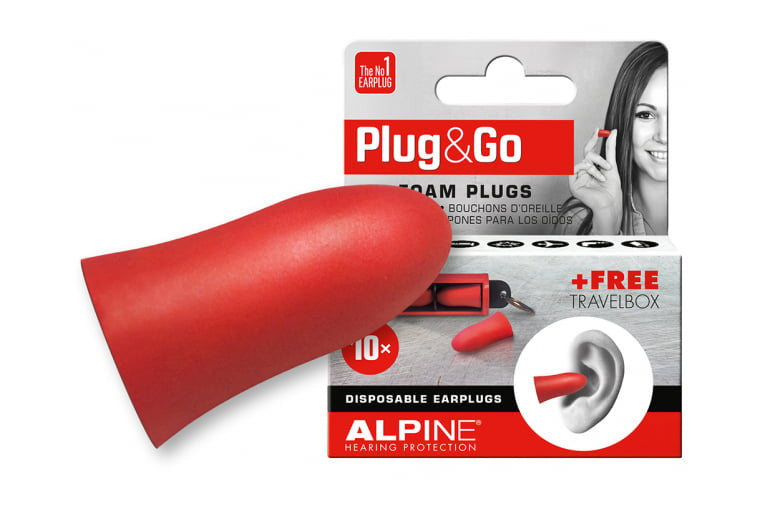 Alpine earplugs plug & go