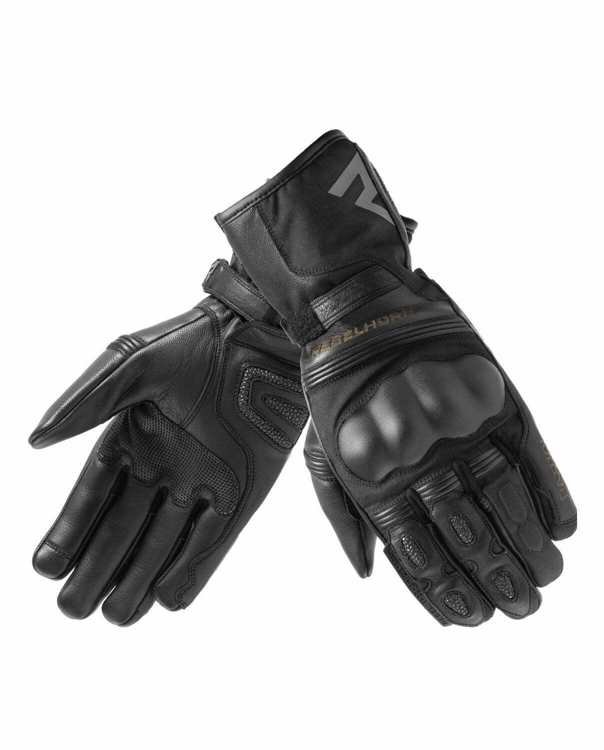 Rebelhorn Women Mc Handschuhe patrouillieren lange schwarz