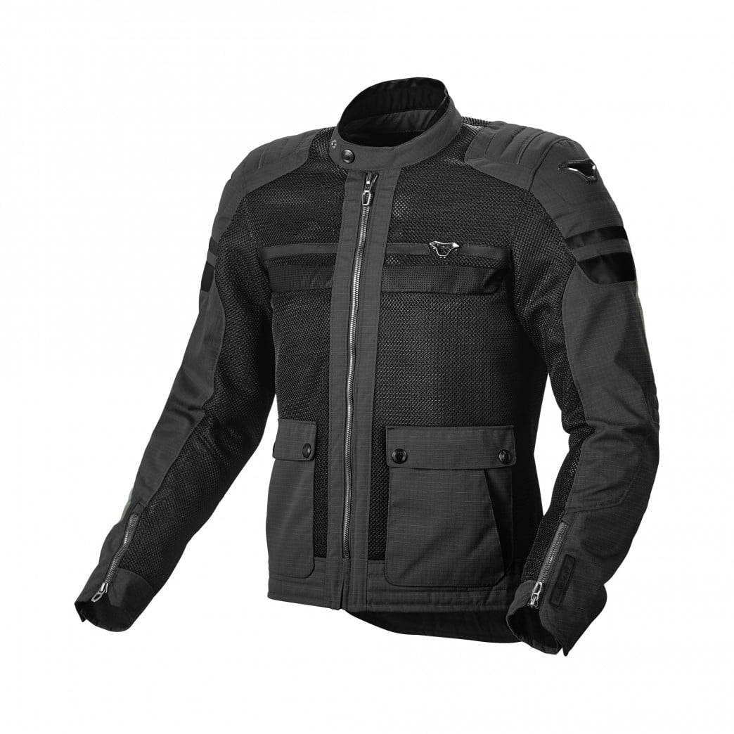 Macna Lady Textile MC-Jacket fließend schwarz