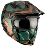 Mt Helmets Open MC Helmet Streetfighter Sv S P1R Green