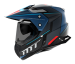 MT Helme Enduro MC Helm Synchrony Patrol Matt Blue