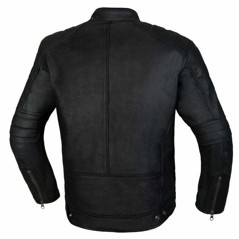 Ozone MC-Lederjacke Sparrow II Schwarz